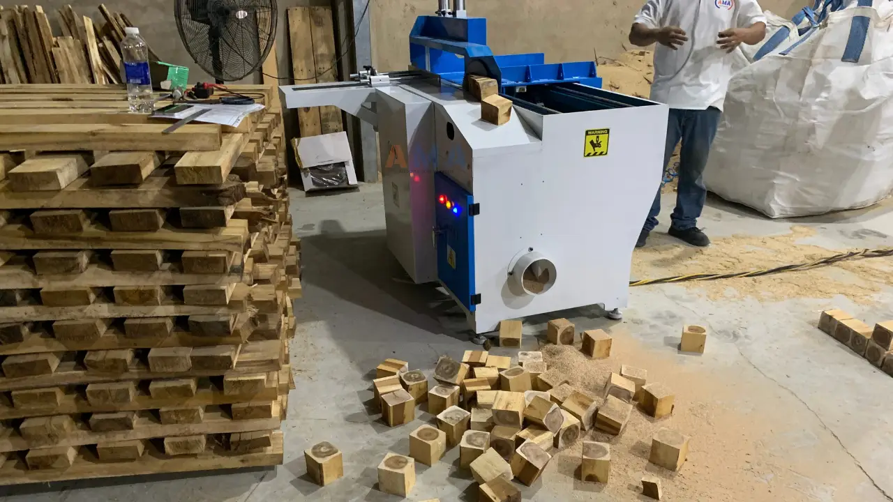 Giải pháp gia công cục chân pallet cho xưởng gỗ