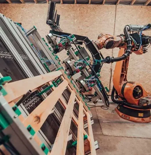 Hệ thống Robot Bắn Đinh Pallet của AMA
