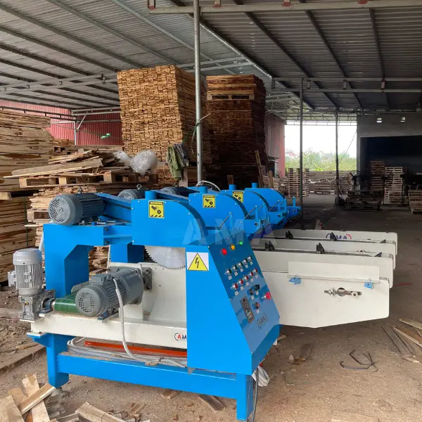 Máy hỗ trợ gia công cùng lúc nhiều phôi gỗ