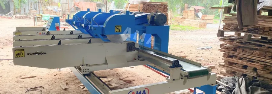 Cấu tạo của máy cắt gỗ tự động nhiều đầu
