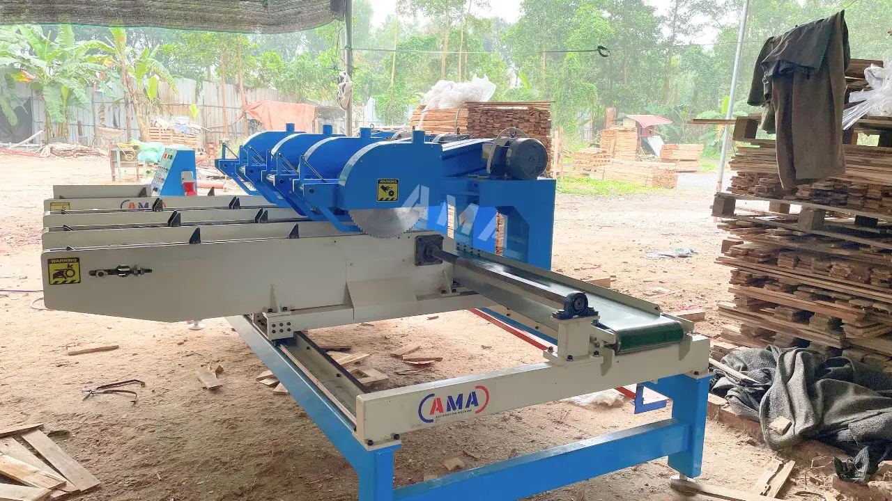 Thông số kỹ thuật nổi bật của máy cắt gỗ nhiều đầu