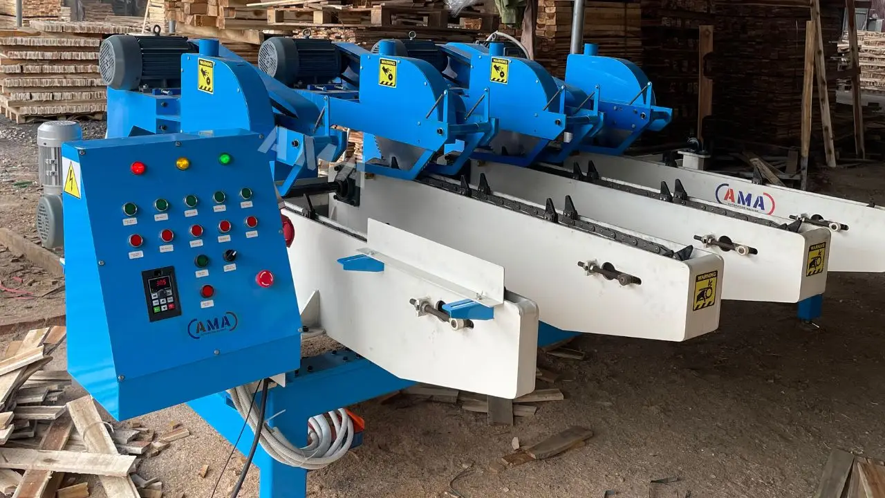 Ứng dụng của máy cắt gỗ tự động nhiều đầu trong sản xuất