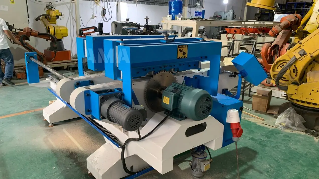 Ứng dụng máy cắt gỗ 2 đầu Pro vào sản xuất