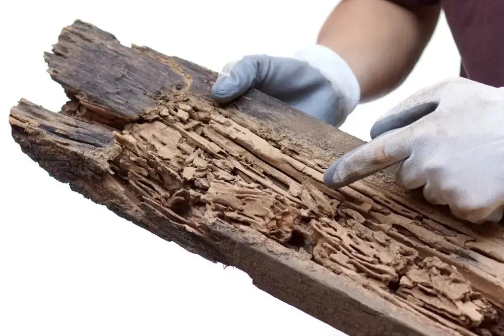 Gỗ tự nhiên hư hỏng do côn trùng gây ra