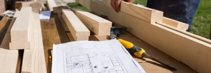 Thiết kế bản vẽ kỹ thuật cho quá trình cắt gỗ