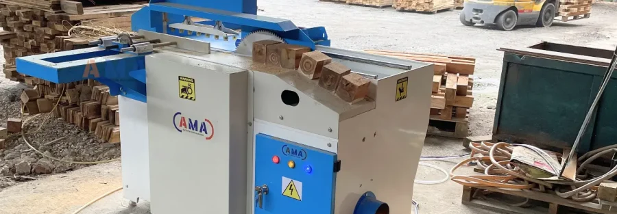 Máy cắt gỗ tự động gia công các thanh gỗ theo kích thước yêu cầu
