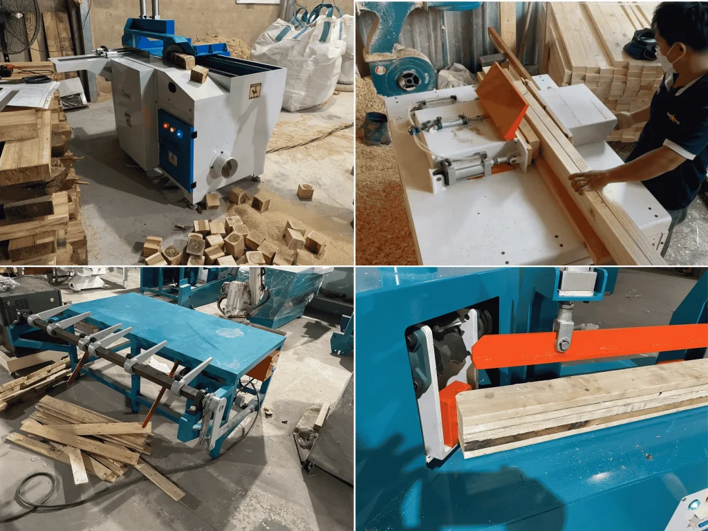 Chi tiết các loại máy chế biến pallet gỗ tự động trong dây chuyền sản xuất