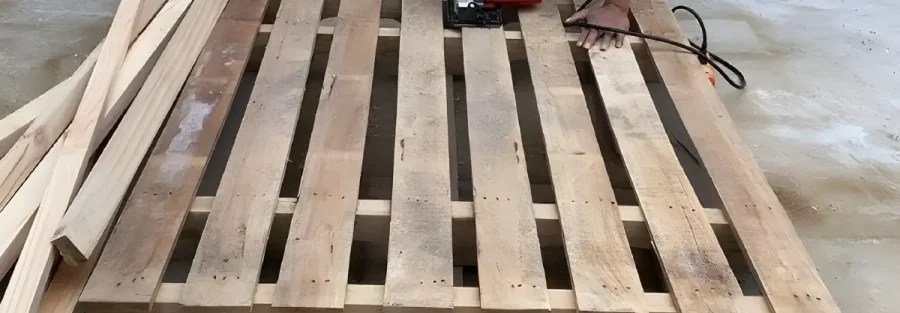 Cách tái sử dụng pallet gỗ hư hỏng và đã qua sử dụng