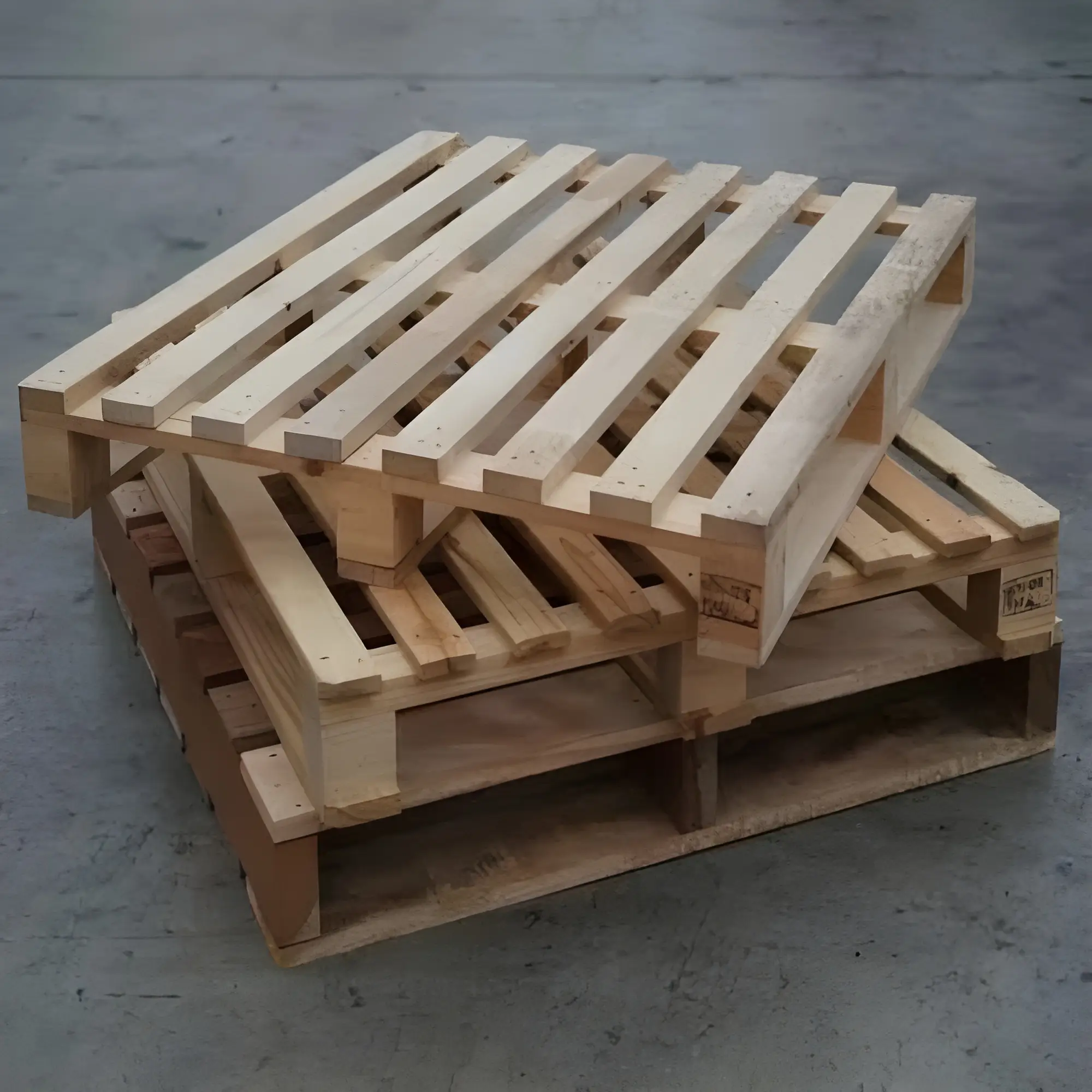 Pallet gỗ mềm với kết cấu nhẹ dễ gia công
