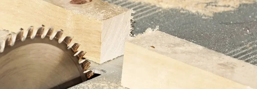 Quá trình cắt gỗ yêu cầu lưỡi cưa nhô cao đúng chuẩn