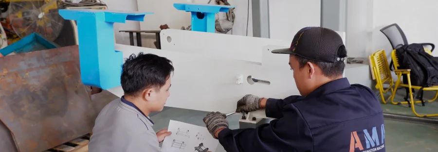 AMA lắp đặt căn chỉnh thiết bị cơ khí