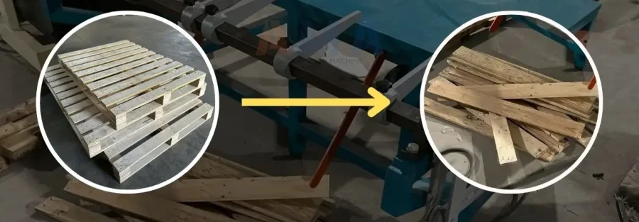 Máy tháo nan pallet là gì và vì sao cần thiết