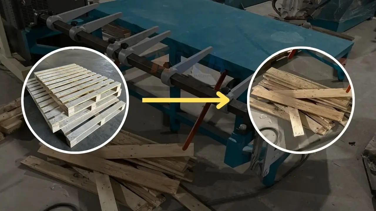 Máy tháo nan pallet là gì và vì sao cần thiết