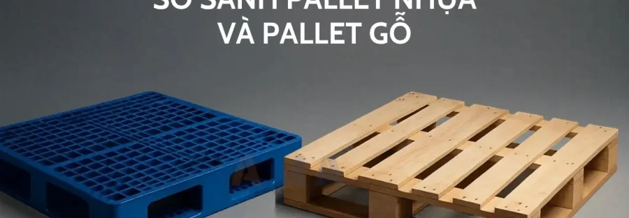 So sánh pallet nhựa và pallet gỗ