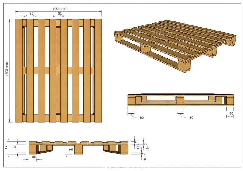 Kích thước pallet gỗ chuẩn iso mới nhất để tránh bị phạt khi xuất khẩu