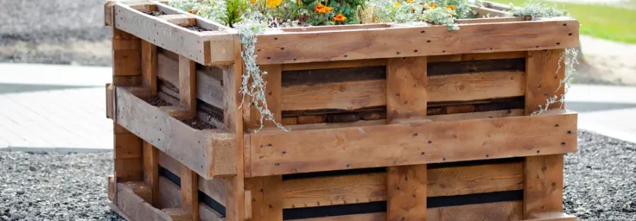 Pallet gỗ đã được tái sử dụng