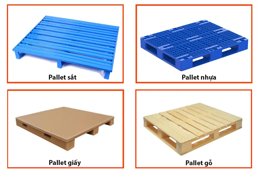 So sánh các loại pallet phổ biến trong logistics