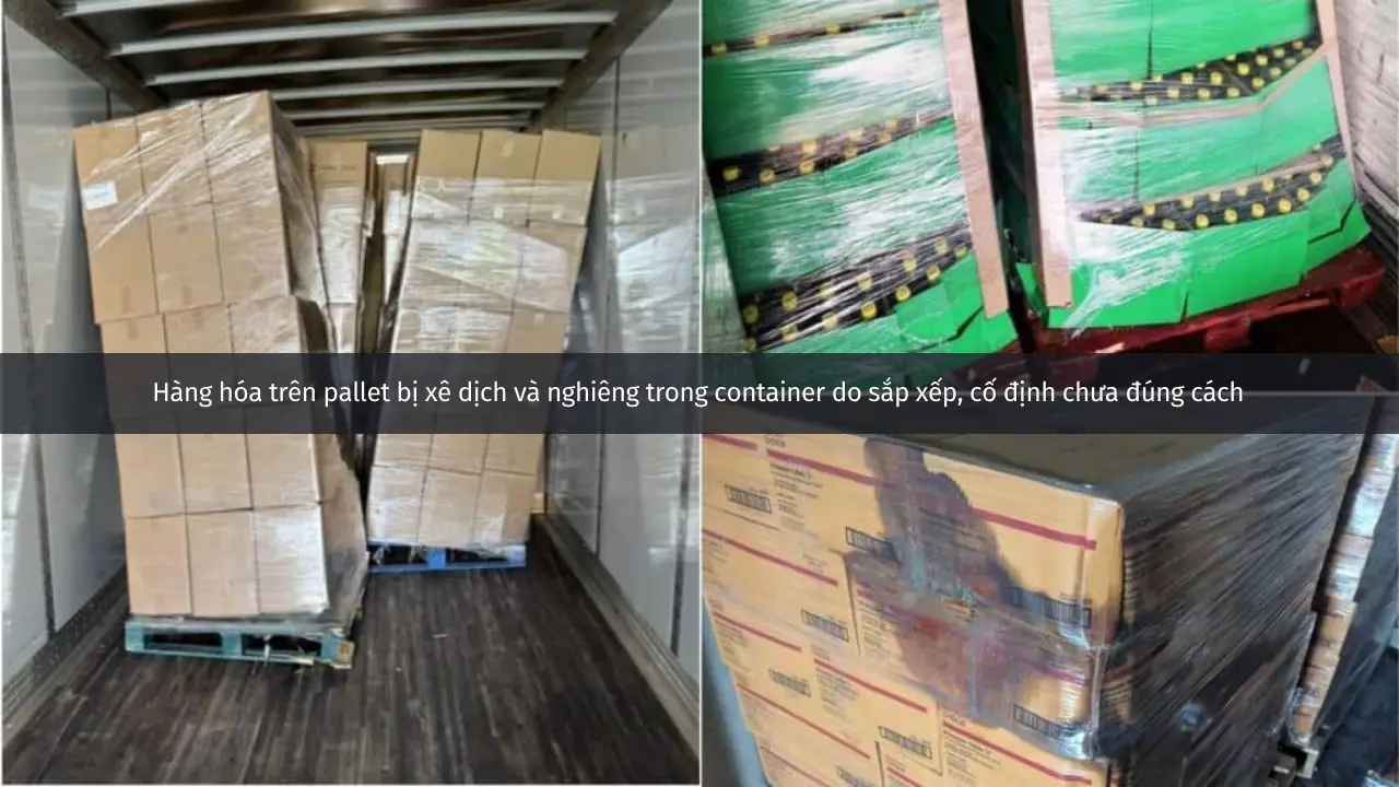 Cách đóng gói pallet để tối ưu không gian container