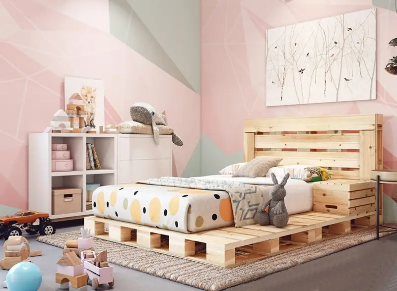 Pallet gỗ có thể được tái sử dụng trong nhiều món đồ nội thất